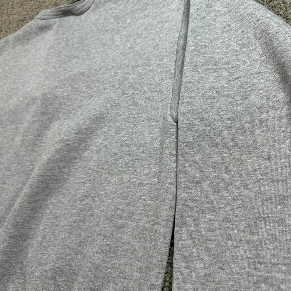 VINTAGE Las Vegas Sweatshirt Mens Medium Gray White Tigers Henley Pullover 90s - Picture 8 of 14